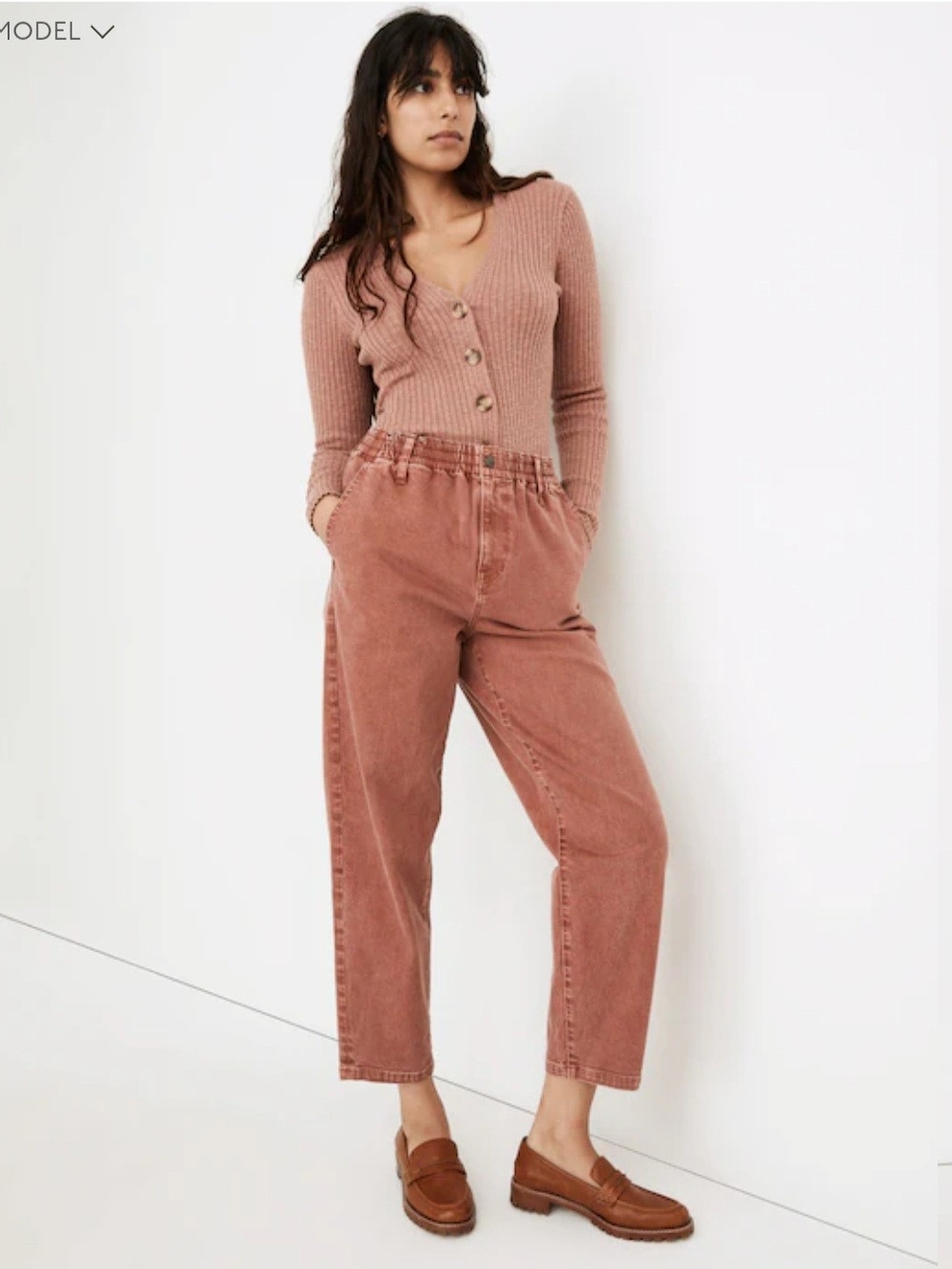 Madewell Pull On Balloon Jeans